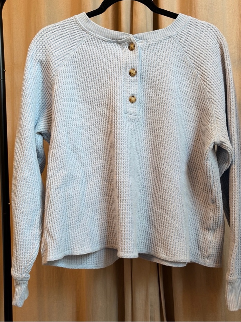Old Navy Plush Tee Sweater in Light Blue